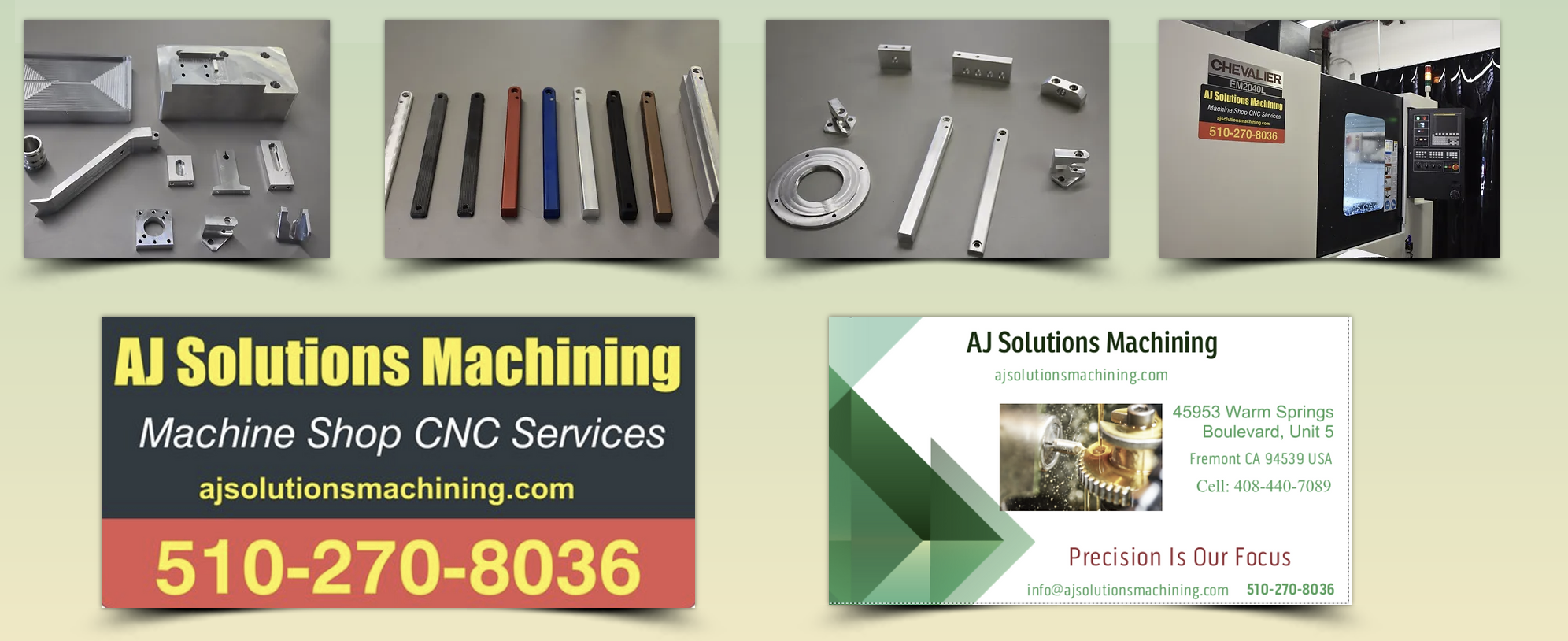 AJ Solutions Machining, Single prototype parts to low volume production, we get you your prototype CNC parts FAST